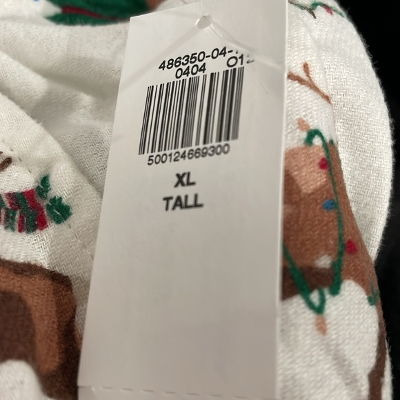 NWT men’s Christmas pajama pants size XL tall with side pockets. - Picture 4 of 6